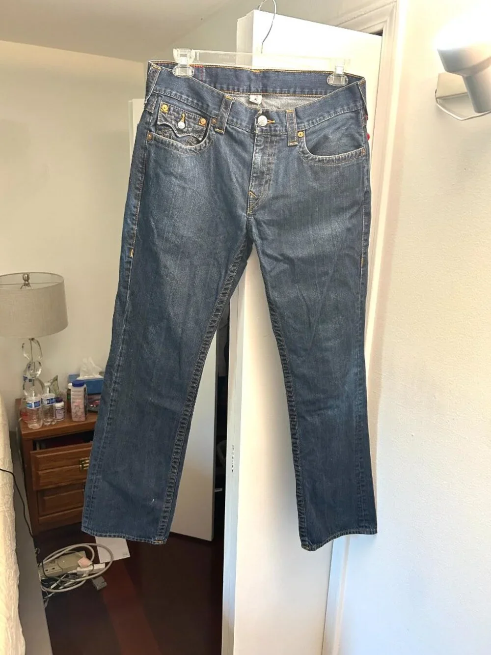 Lot Of 3 Different Pair Of True Religion And Silver Mens Jeans
